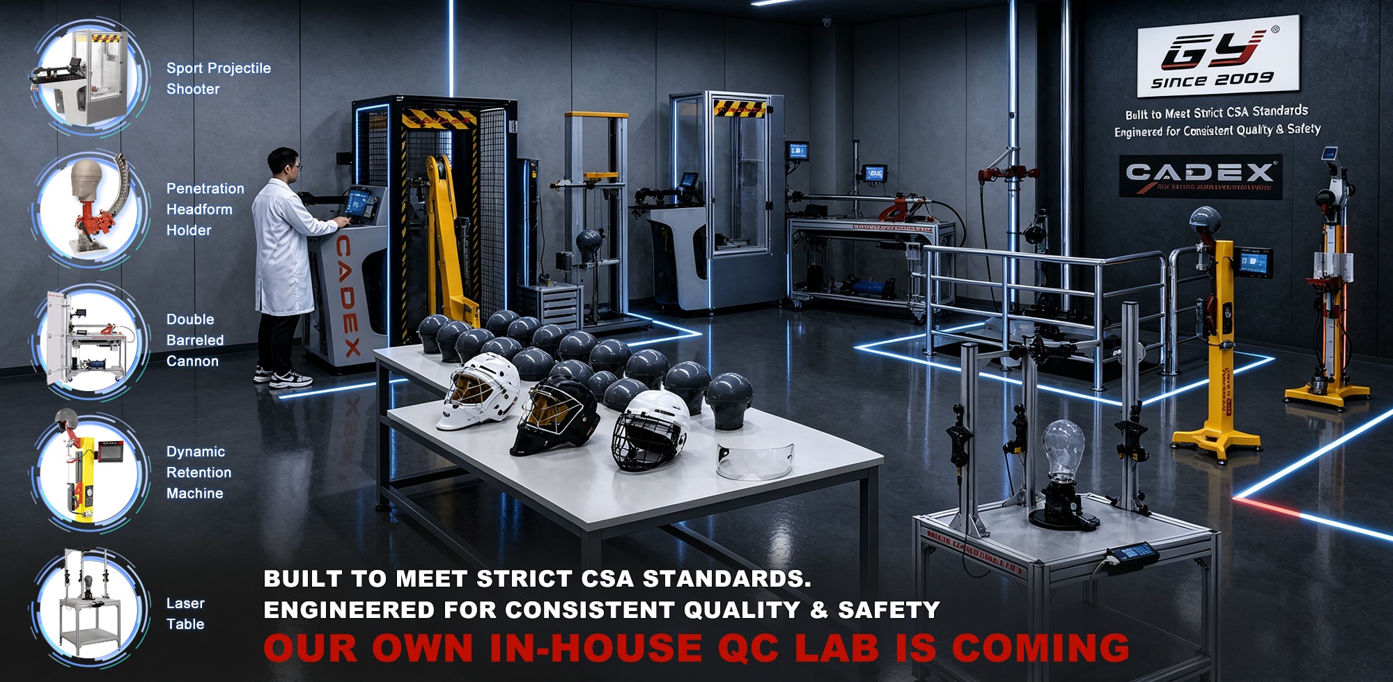 GY Is Building Its Own In-House QC Lab - Engineered to CSA Standards
